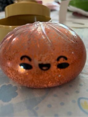 Glitter Orange Squishy dumpling